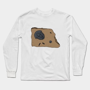 Trilobite Fossil Long Sleeve T-Shirt